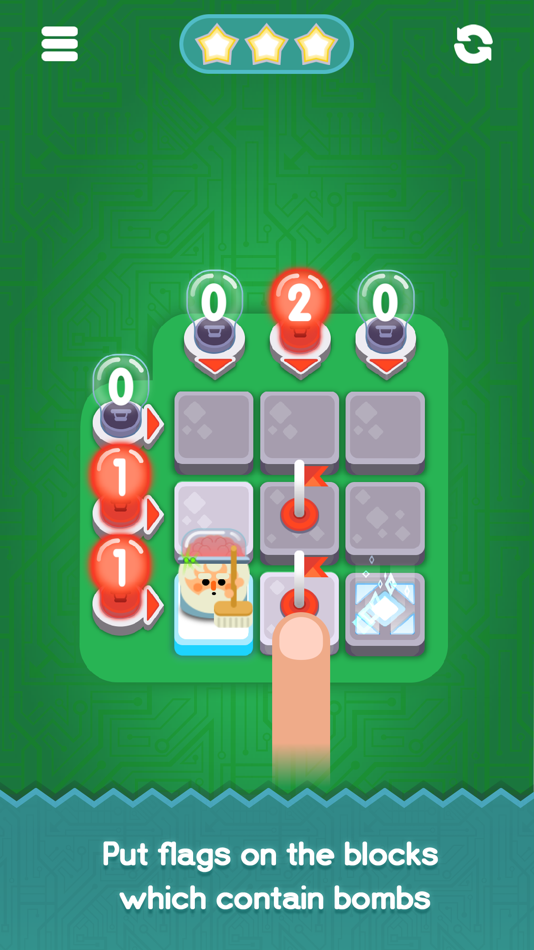 #2. Minesweeper Genius (iOS) 由: Mother Gaia Studio