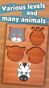 Animal Wooden Puzzle - Riddles screenshot #2 for iPhone