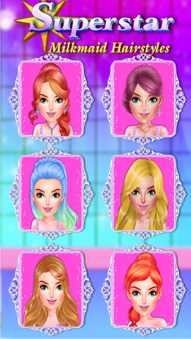 Superstar Milkmaid Hairstyles screenshot 3