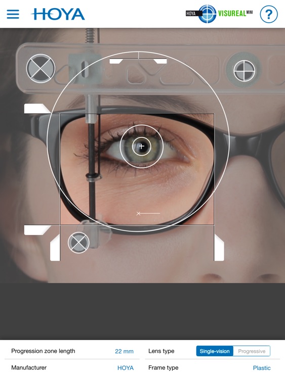 visuReal Mini by Ollendorf Measurement Systems for Opticians