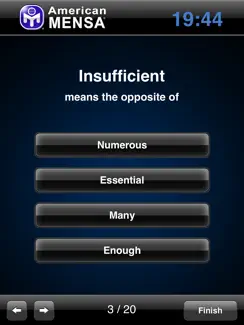 American Mensa Brain Test iPad image 2