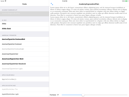Screenshot #5 pour FontsTool