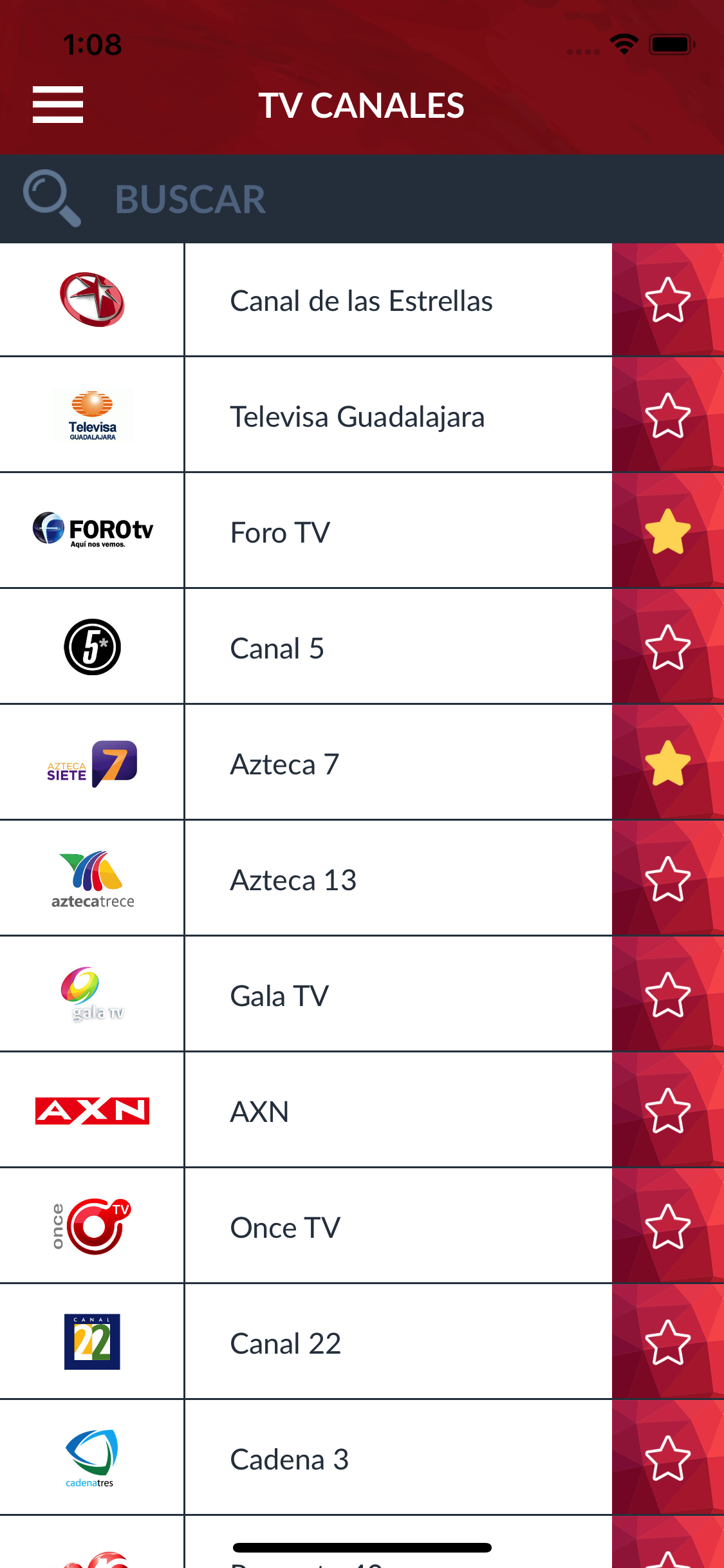 Programación TV Mexico (MX)