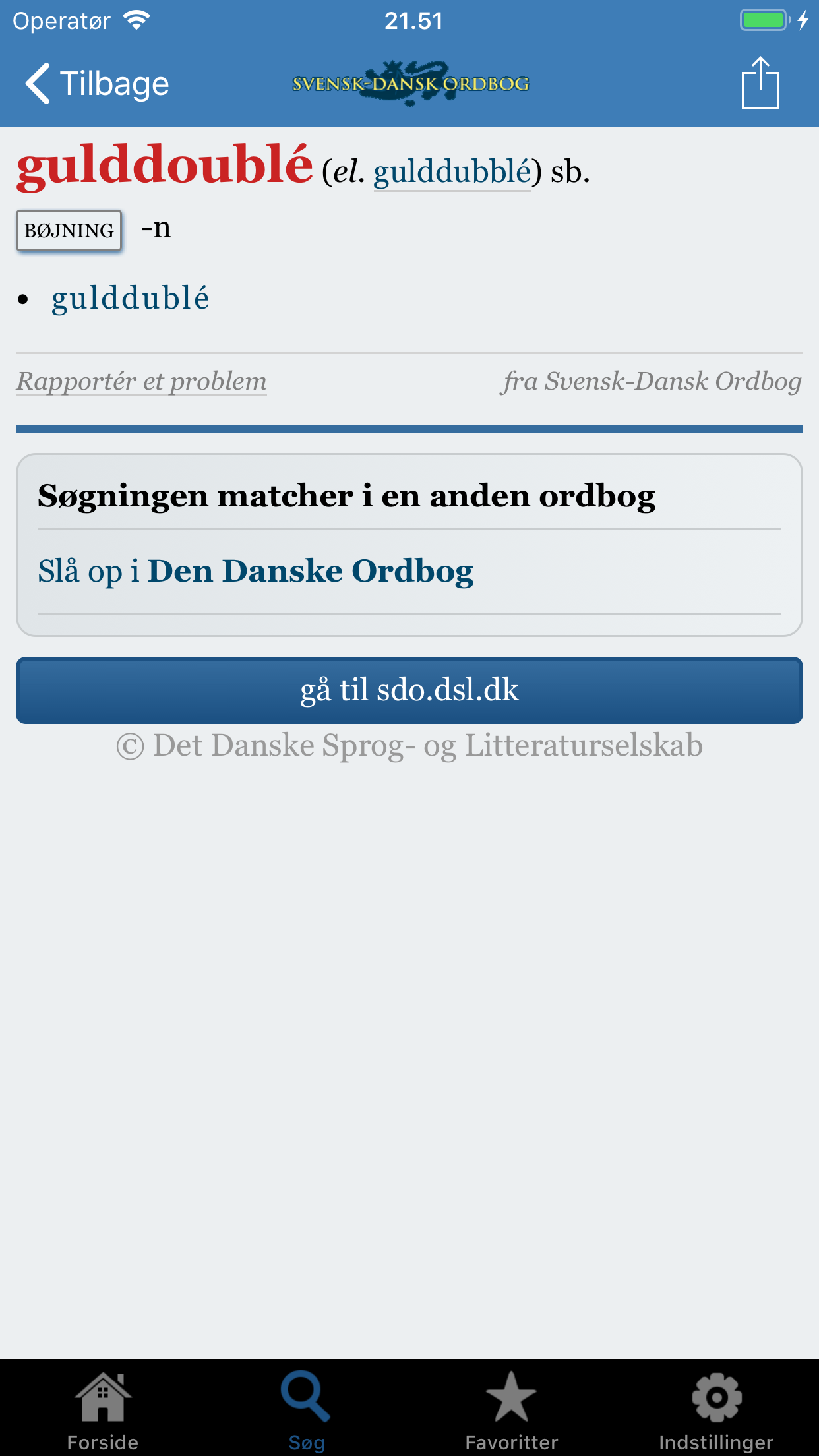 Svensk-Dansk Ordbog