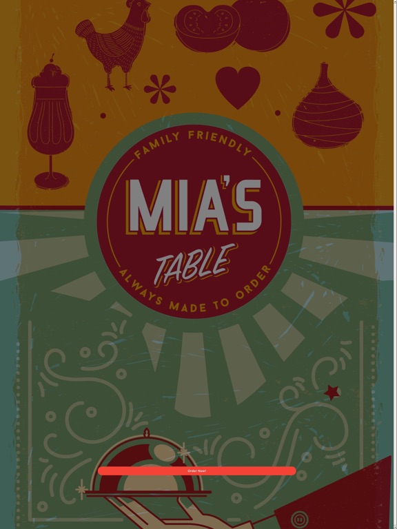 Mia's Table iPad screenshot 1 - Lifestyle app