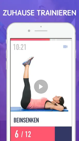 Screenshot von Fitness-Frauen: Bauch Training auf dem iPhone 2