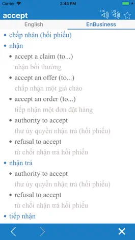 Game screenshot English Vietnam Dictionary apk