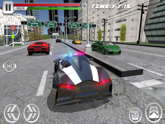 City Police Car Driver Game iPad app afbeelding 1