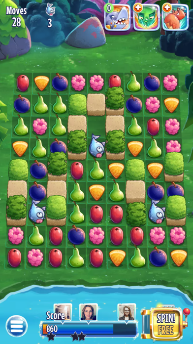 Nibblers - Fruit Match Puzzle screenshot 2