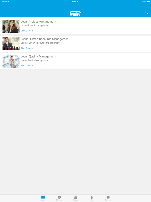 Learn Project and HR iPad screenshot 1 - Education app