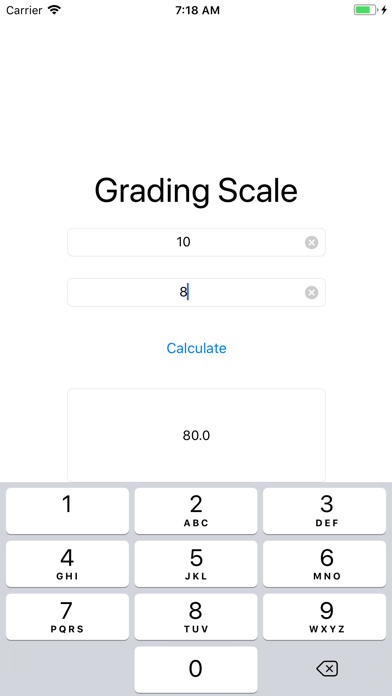 GradingScale screenshot 3