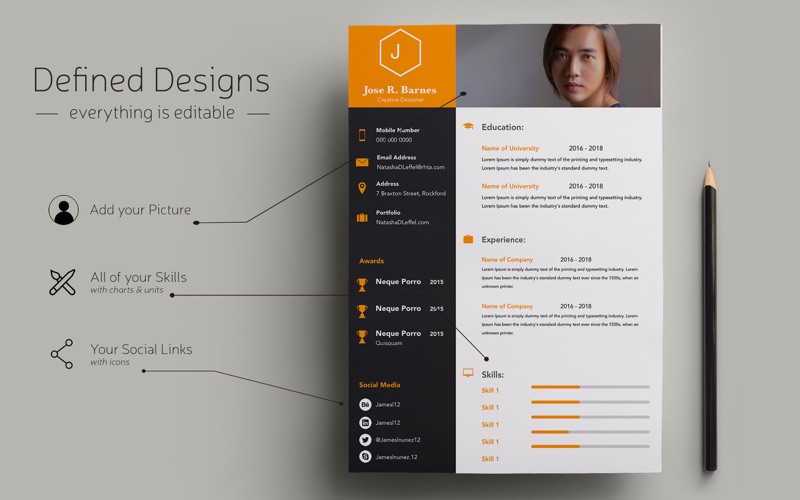 resume templates & cv maker ca iphone screenshot 3