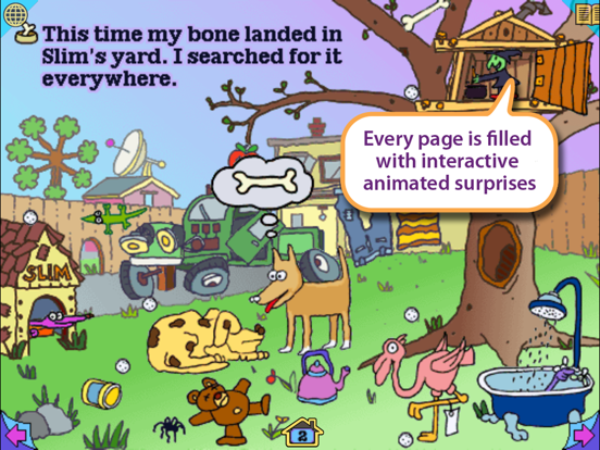 Ruff's Bone iPad screenshot 4 - Book app