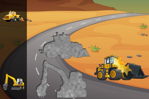 自動車や幼児や子供のための掘削機でパズルのおすすめ画像2