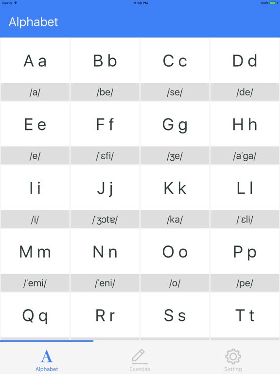 Screenshot #4 pour português - The Basic Alphabet