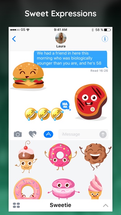 Sweet Emojis Text Sticker App screenshot 2