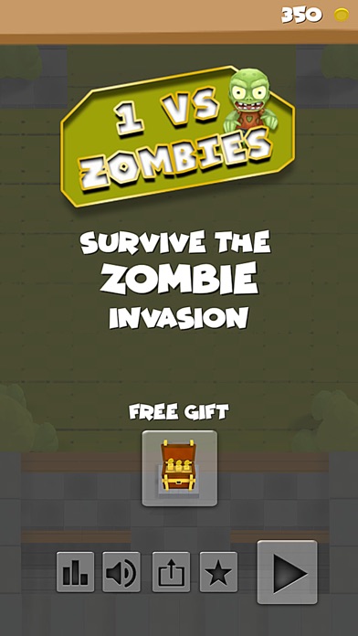 1 vs Zombies screenshot 1