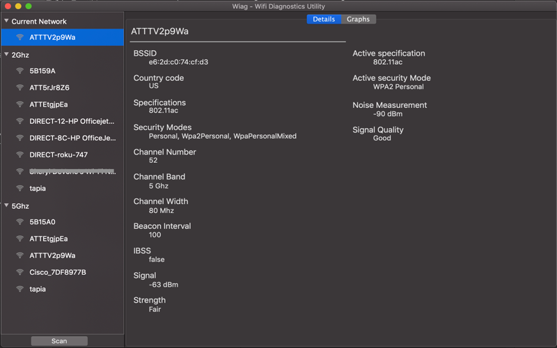 Wiag - Wifi Diagnostic Utility thumbnail 2