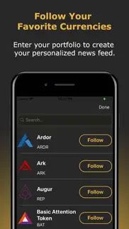 newsfolio - crypto news iphone screenshot 2