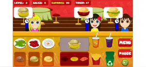 Burger Rush: Cooking Game screenshot #1 for iPhone