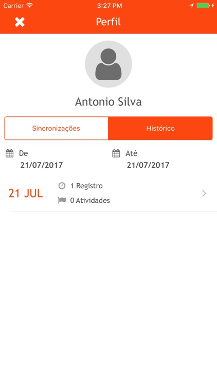 Controle de Ponto Tangerino