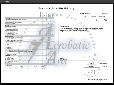 Acro Adjudicator screenshot 2