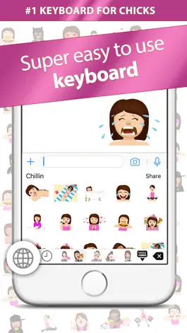 Game screenshot Chicks Love Emoji – Extra Emojis For Sassy Texts apk