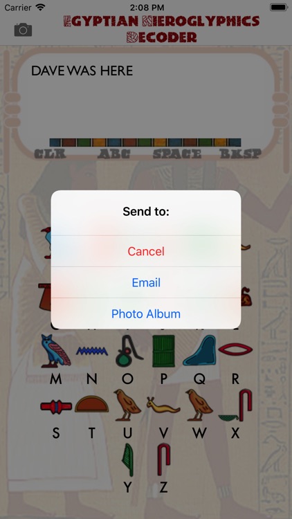 Egyptian Hieroglyphics Decoder screenshot-3