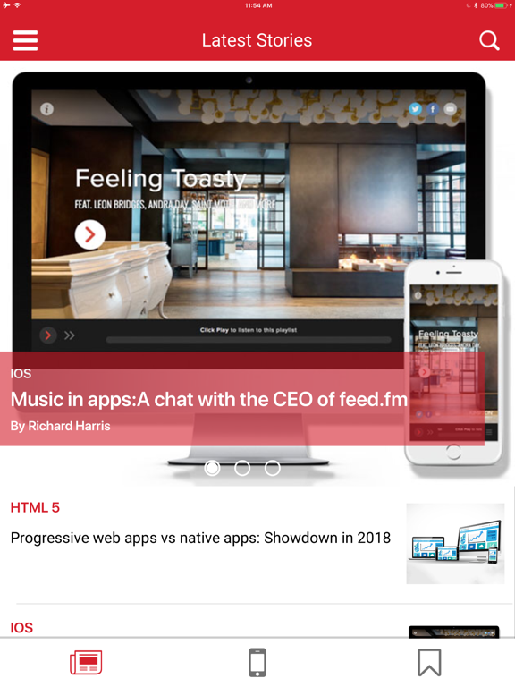 App Developer Magazine iPad screenshot