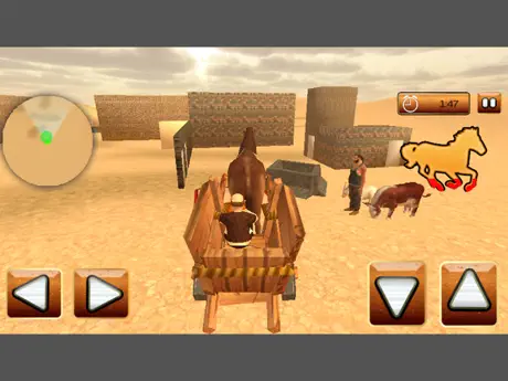 Impossible Horse Cart Driving