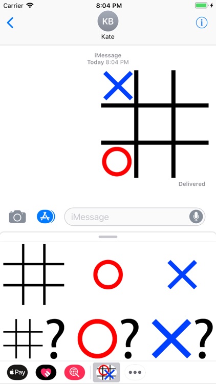 Tic Tac Toe Stickers Pack screenshot-3