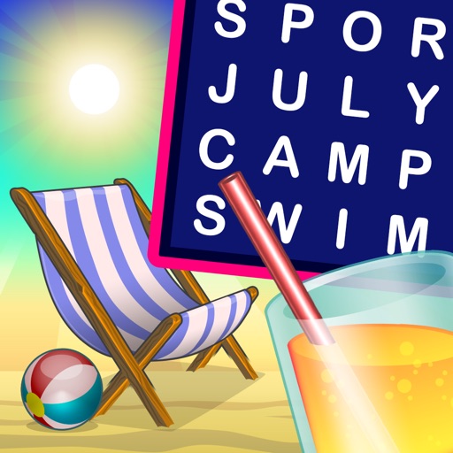 Epic Summer Word Search - giant wordsearch puzzle icon