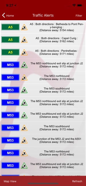 Traffic Wales Traffig Cymru(圖2)-速報App