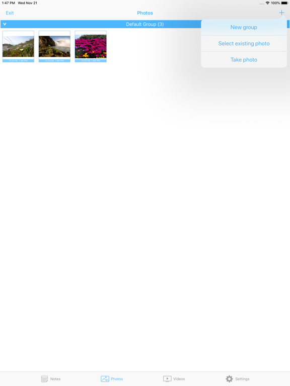 MultiPasswords iPad screenshot