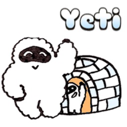 Funny Yeti YetiMoji Sticker