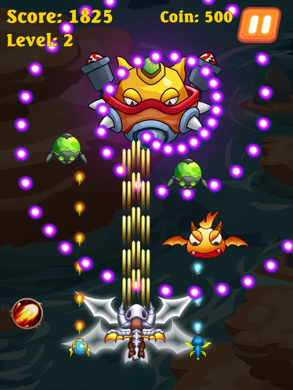 Screenshot #4 pour Dragon Attack Galaxy Battle