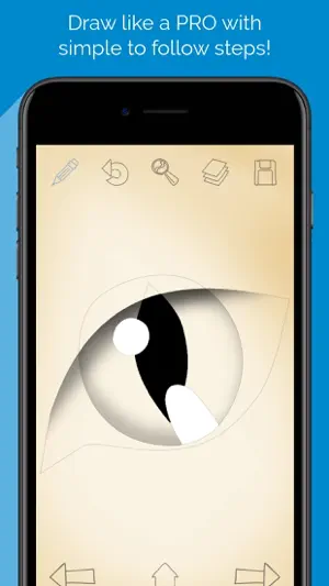 How To Draw Eyes with Steps screenshot 3