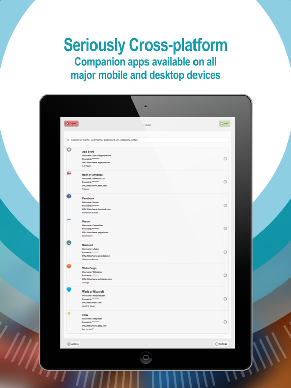 Screenshot #1 for Easy Password Storage