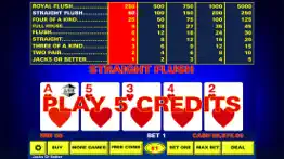 video poker - casino style iphone screenshot 3