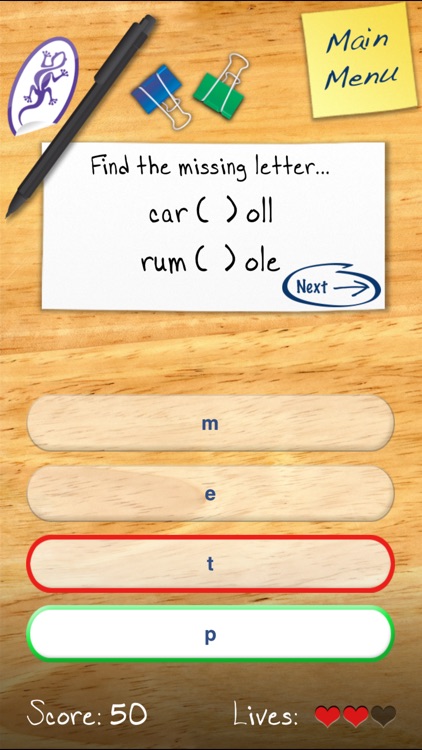 Missing Letters Pack 1