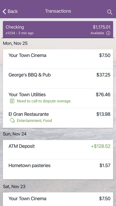 App screenshot