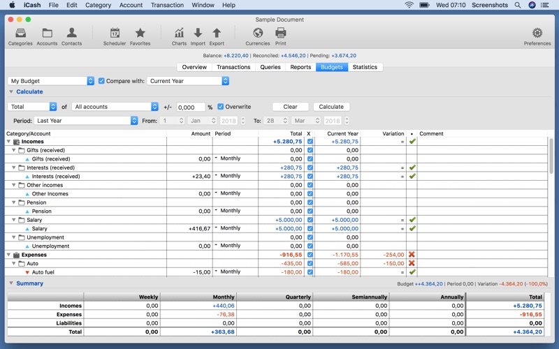 iCash SE Screenshot