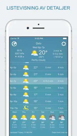 Widget Weather iPhone-skjermbilde 3
