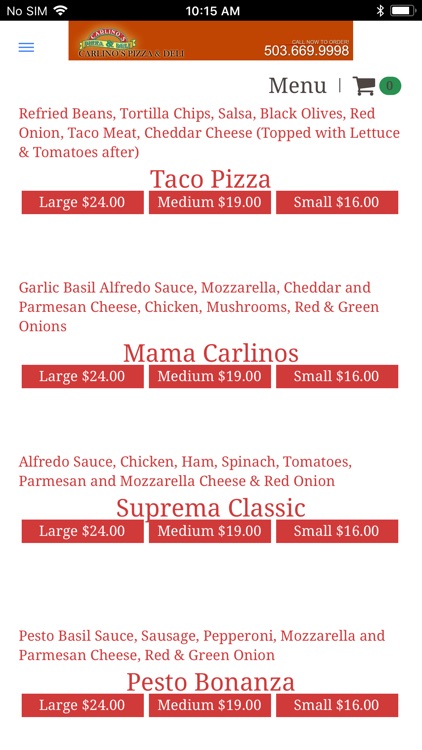 Carlino's Pizza & Deli