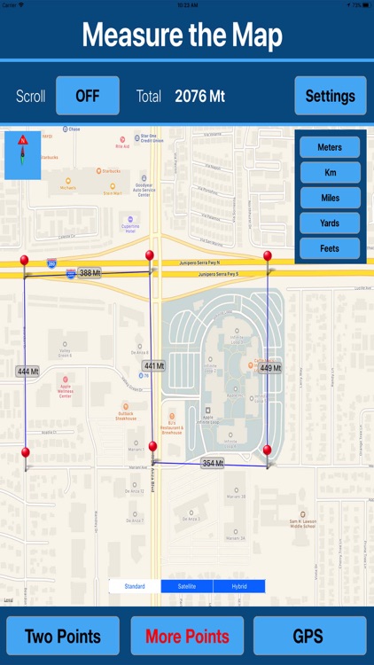 Measure Distance & Area on Map screenshot-3