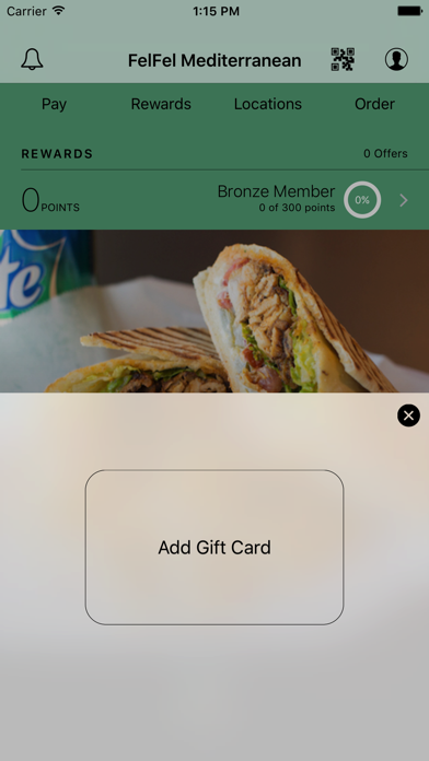 FelFel Mediterranean Rewards screenshot 2