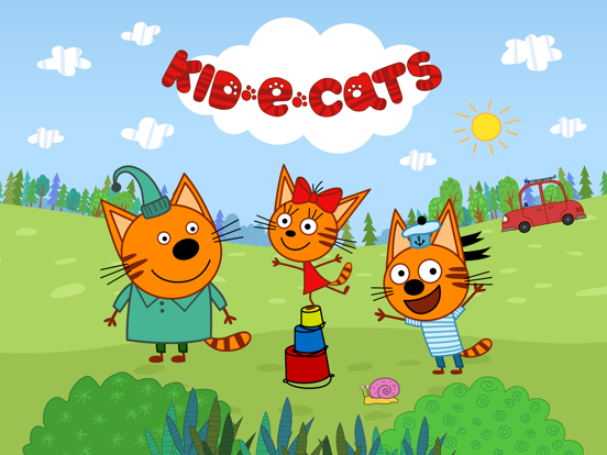 Kid-E-Cats: Emotions iPad screenshot 1 - Stickers app