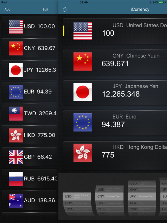 Screenshot #5 pour iCurrency - Exchange Converter