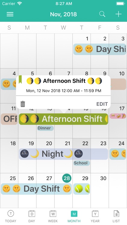 ShiftView - Shift Calender app