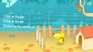 Zombie Cats And Dog Fight screenshot #2 for iPhone